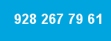 928 267 79 61 928 267 79 61
